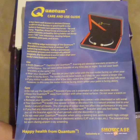 Quantum daytime and night time Bio Magnetic bracelets - Picture 8 of 8